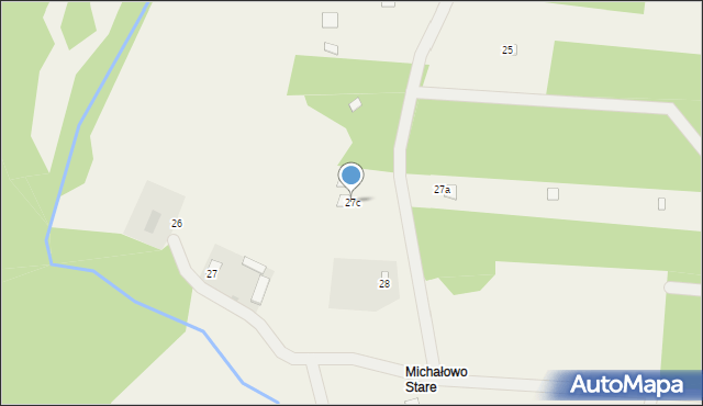 Michałowo, Michałowo, 27c, mapa Michałowo