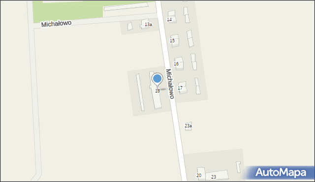 Michałowo, Michałowo, 18, mapa Michałowo