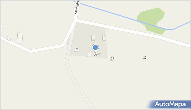 Michałowo Wielkie, Michałowo Wielkie, 23, mapa Michałowo Wielkie