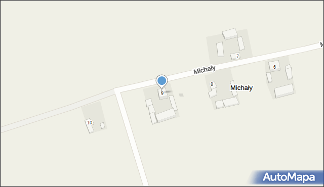 Michały, Michały, 9, mapa Michały