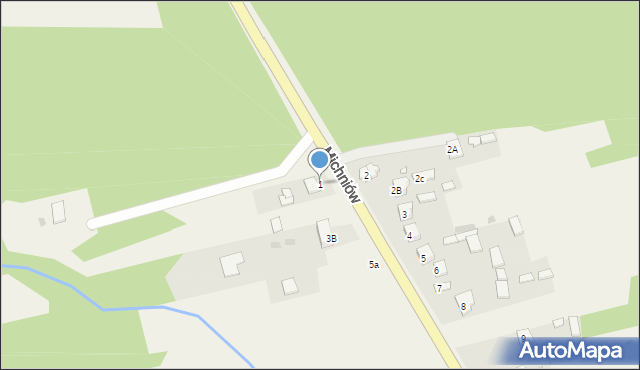 Michniów, Michniów, 1, mapa Michniów