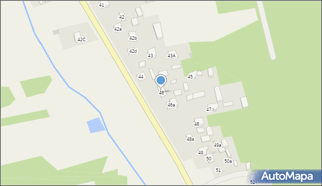 Michniów, Michniów, 46, mapa Michniów