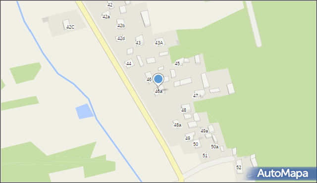 Michniów, Michniów, 46a, mapa Michniów
