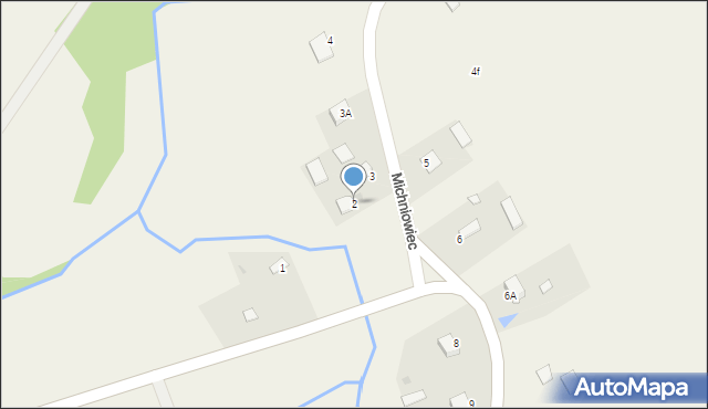 Michniowiec, Michniowiec, 2, mapa Michniowiec