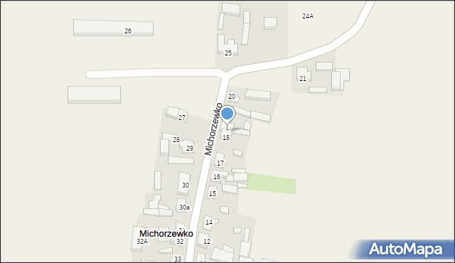 Michorzewko, Michorzewko, 19, mapa Michorzewko