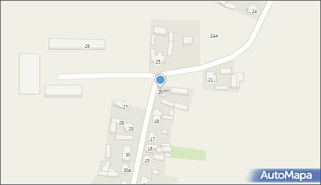 Michorzewko, Michorzewko, 20, mapa Michorzewko