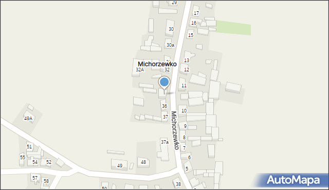 Michorzewko, Michorzewko, 35, mapa Michorzewko