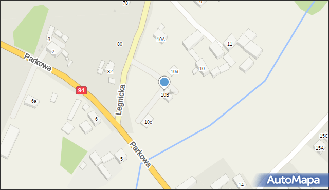 Michów, Michów, 10B, mapa Michów