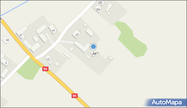 Michów, Michów, 15B, mapa Michów