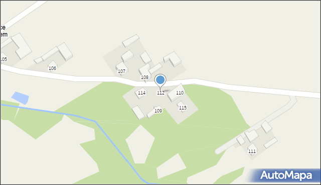 Michowice, Michowice, 112, mapa Michowice