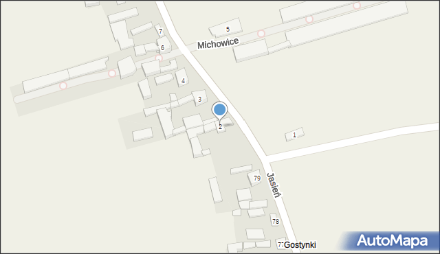 Michowice, Michowice, 2, mapa Michowice