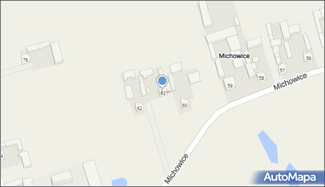 Michowice, Michowice, 61, mapa Michowice