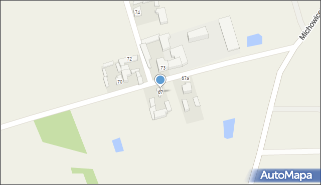 Michowice, Michowice, 67, mapa Michowice