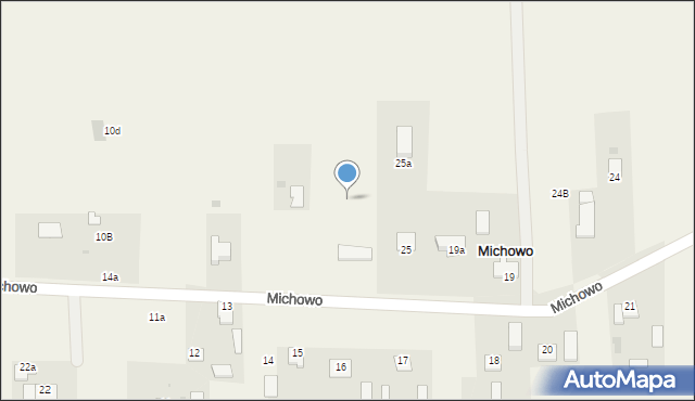 Michowo, Michowo, 14c, mapa Michowo