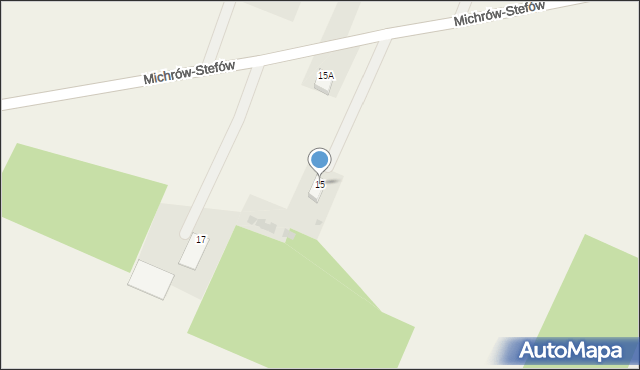Michrów-Stefów, Michrów-Stefów, 15, mapa Michrów-Stefów