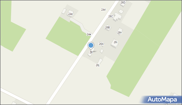 Michrówek, Michrówek, 26, mapa Michrówek