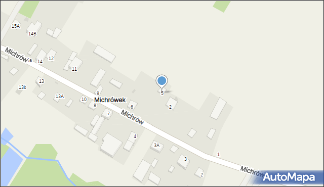 Michrówek, Michrówek, 5, mapa Michrówek