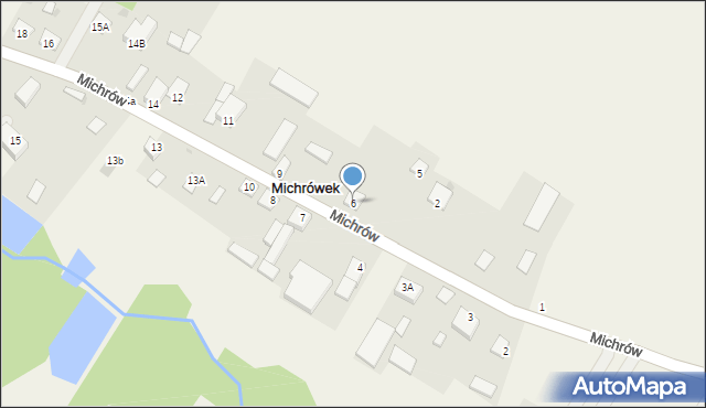 Michrówek, Michrówek, 6, mapa Michrówek
