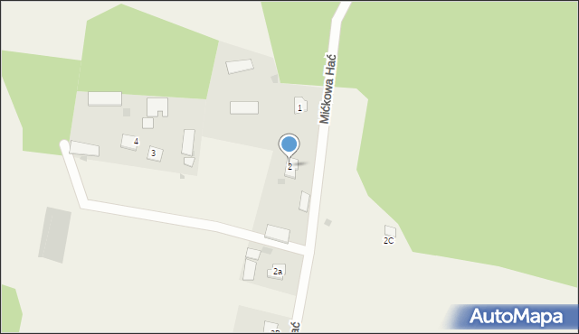 Mićkowa Hać, Mićkowa Hać, 2, mapa Mićkowa Hać
