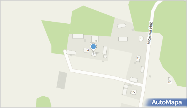 Mićkowa Hać, Mićkowa Hać, 3, mapa Mićkowa Hać