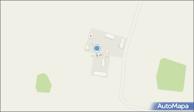 Mićkowa Hać, Mićkowa Hać, 8, mapa Mićkowa Hać