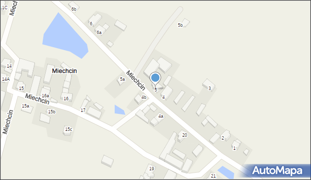 Miechcin, Miechcin, 5, mapa Miechcin