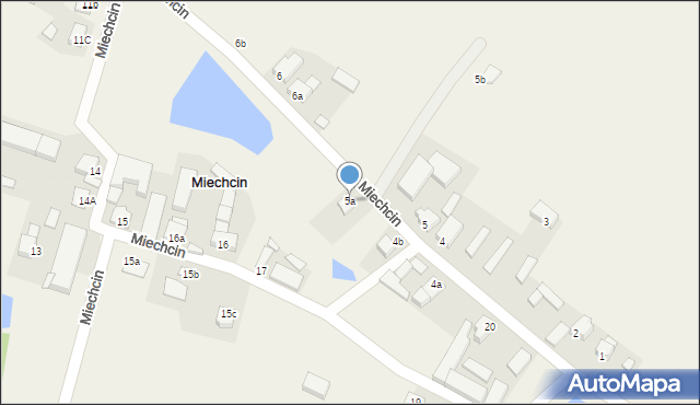 Miechcin, Miechcin, 5a, mapa Miechcin