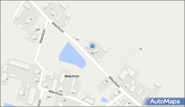 Miechcin, Miechcin, 6a, mapa Miechcin