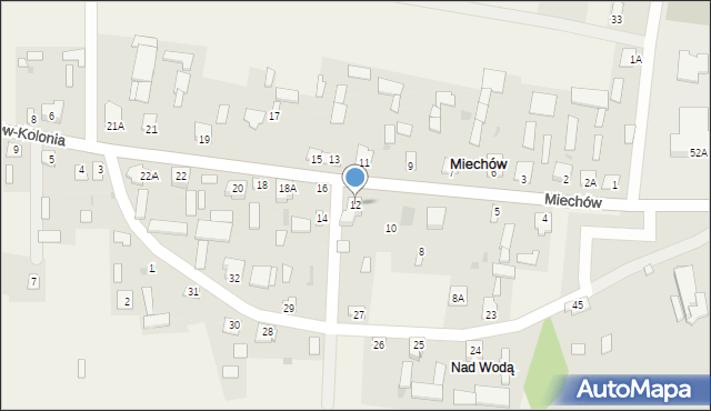 Miechów, Miechów, 12, mapa Miechów