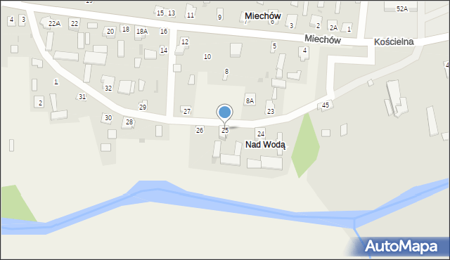 Miechów, Miechów, 25A, mapa Miechów