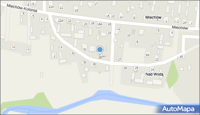 Miechów, Miechów, 29, mapa Miechów