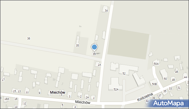 Miechów, Miechów, 33, mapa Miechów