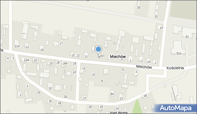 Miechów, Miechów, 9, mapa Miechów