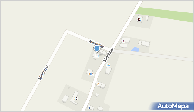Miechów, Miechów, 31, mapa Miechów