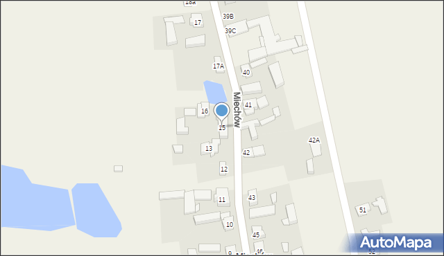 Miechów, Miechów, 15, mapa Miechów