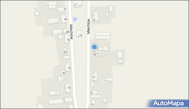 Miechów, Miechów, 14, mapa Miechów
