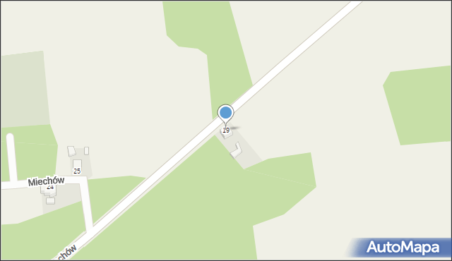 Miechów, Miechów, 19, mapa Miechów