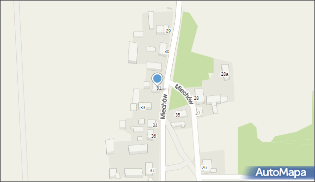 Miechów, Miechów, 32, mapa Miechów