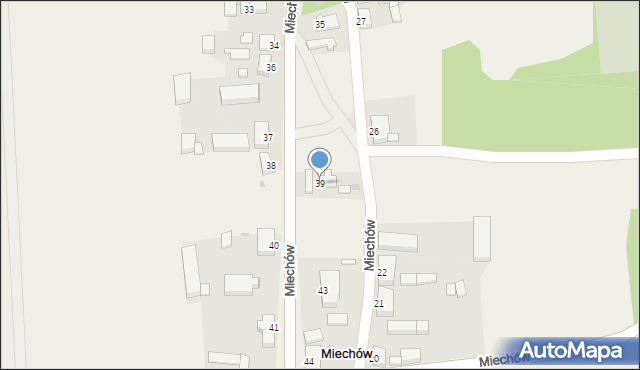 Miechów, Miechów, 39, mapa Miechów