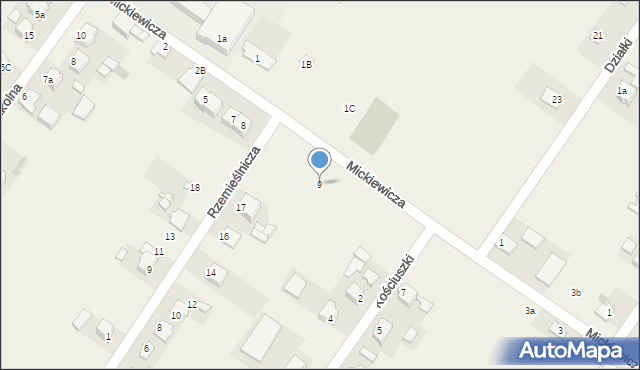 Miechów-Charsznica, Mickiewicza Adama, 9, mapa Miechów-Charsznica