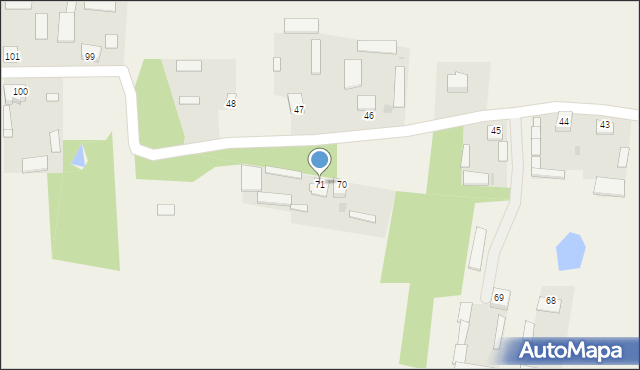 Miechów-Kolonia, Miechów-Kolonia, 71, mapa Miechów-Kolonia