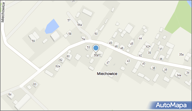 Miechowice, Miechowice, 50a, mapa Miechowice