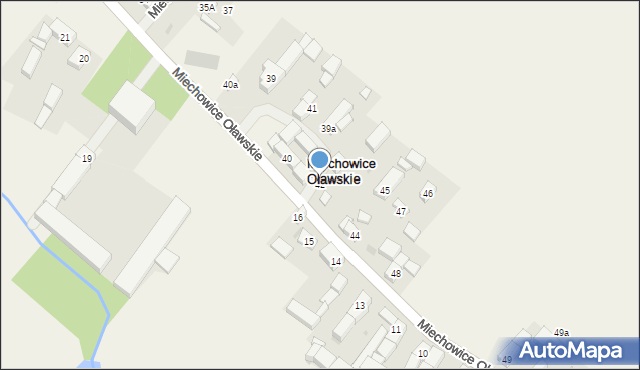 Miechowice Oławskie, Miechowice Oławskie, 42, mapa Miechowice Oławskie