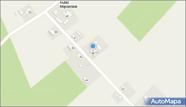 Mięcierzyn, Mięcierzyn, 46, mapa Mięcierzyn