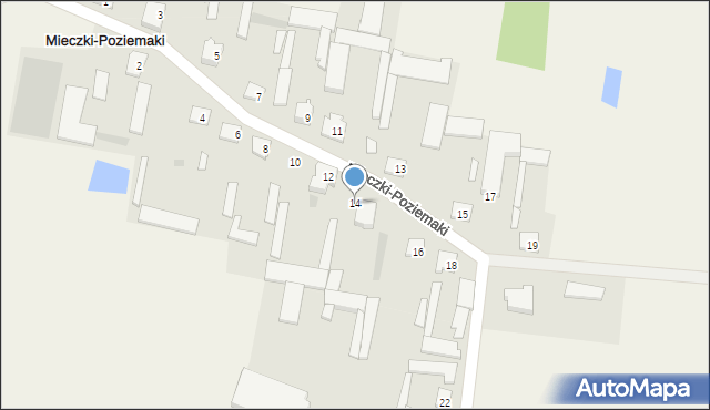 Mieczki-Poziemaki, Mieczki-Poziemaki, 14, mapa Mieczki-Poziemaki