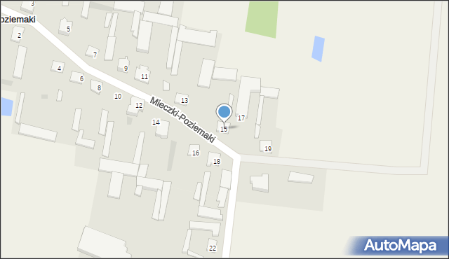 Mieczki-Poziemaki, Mieczki-Poziemaki, 15, mapa Mieczki-Poziemaki