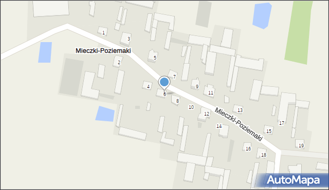 Mieczki-Poziemaki, Mieczki-Poziemaki, 6, mapa Mieczki-Poziemaki