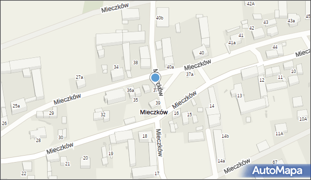Mieczków, Mieczków, 37, mapa Mieczków