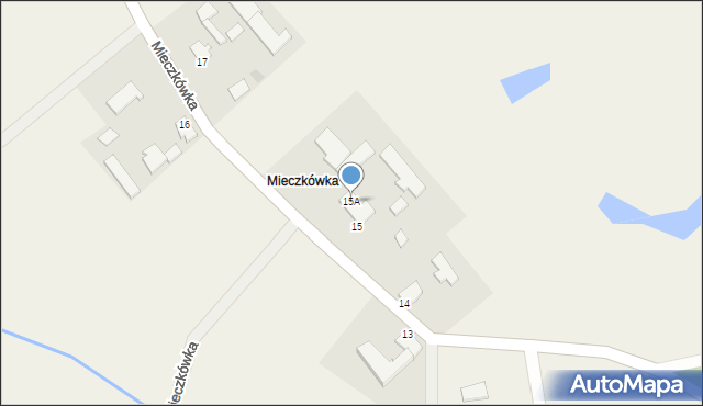 Mieczkówka, Mieczkówka, 15A, mapa Mieczkówka