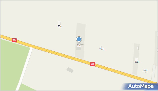 Miedniewice, Miedniewice, 75s, mapa Miedniewice